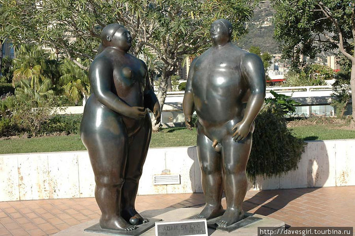 Скульптура «Адам и Ева» Монте-Карло, Монако