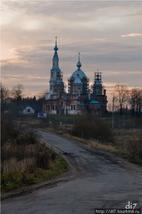 Собор в деревне Старополье. Реставрация идет почти десяток лет((( Сланцы, Россия