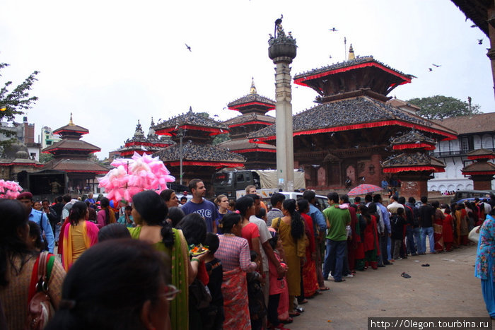 Дурбар во время Дасаина Катманду, Непал