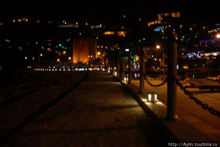 Прогулки по вечерней Алании Алания, Турция