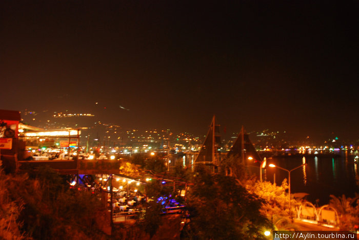 Прогулки по вечерней Алании Алания, Турция
