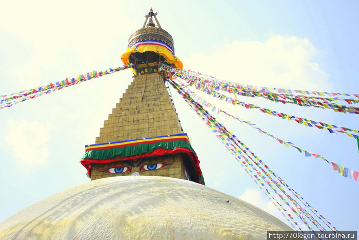 Святыня на торговом пути в Тибет Катманду, Непал