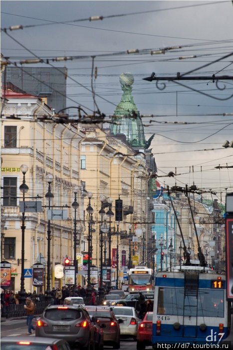 Любимый город. Сеть в небе Петербурга.