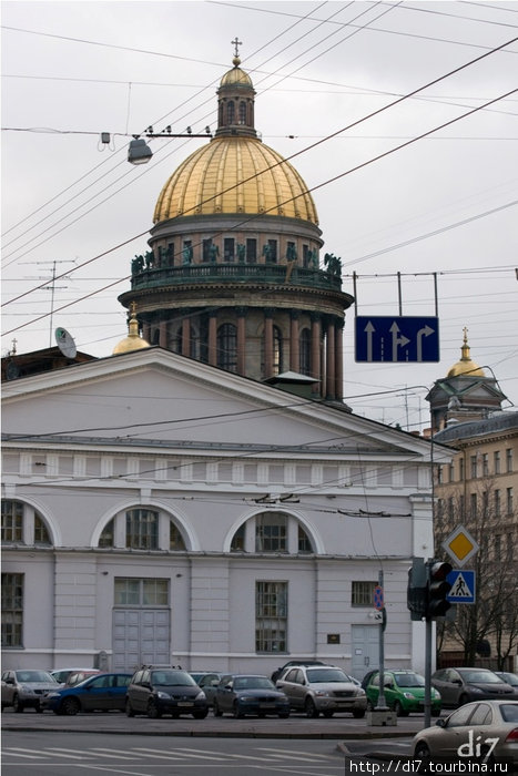 Любимый город. Сеть в небе Петербурга.