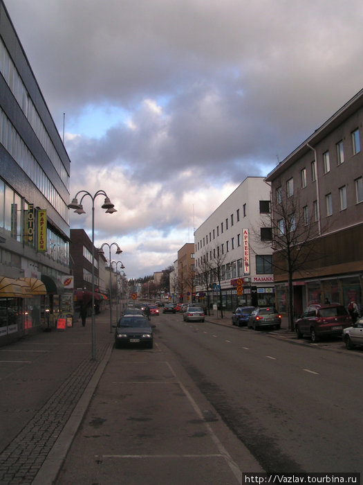 Центральная улица Риихимяки, Финляндия