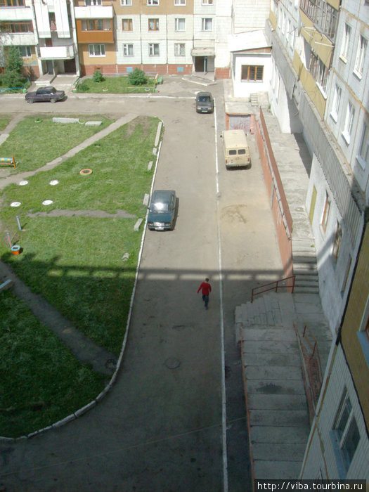 Вид из моего окна(одна сторона) Кемерово, Россия