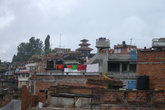 Вид на Киртипур с крыши дома