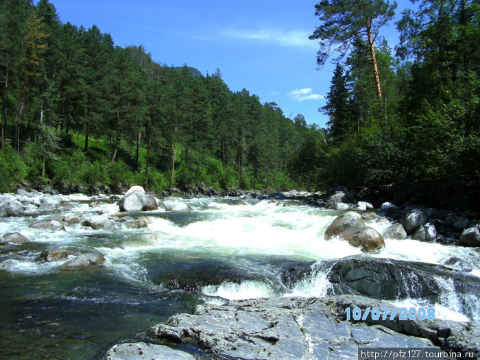 Алтайский заповедник водопад Кокши