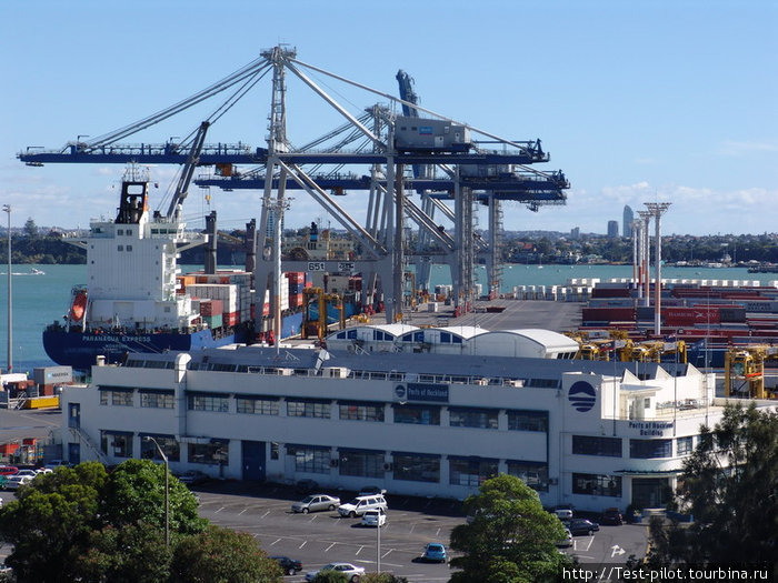 Оклендский морской порт Окленд, Новая Зеландия