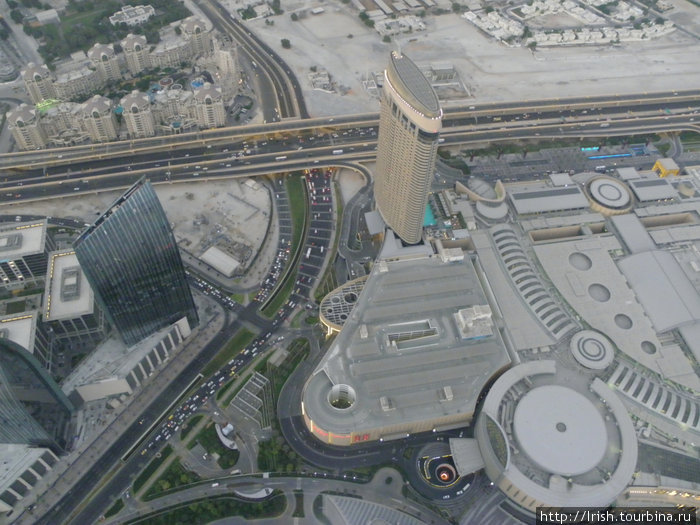 с высоты 124 этажа Дубай, ОАЭ