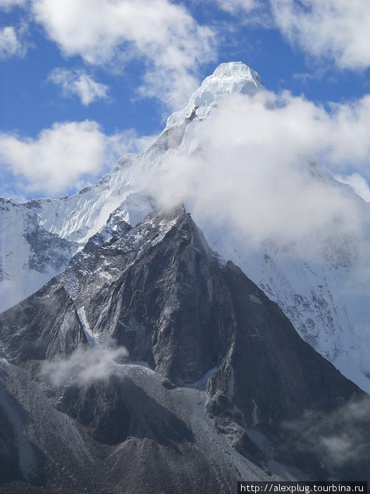 Ама Даблам (Ama Dablam) в профиль Чукунг, Непал