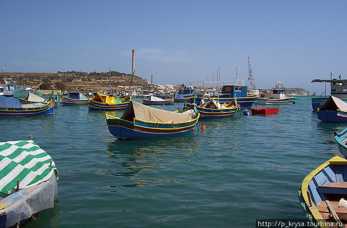 Рыбацкий поселок Марсашлокк, Мальта