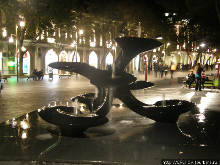 Площадь Фонтанов Баку, Азербайджан