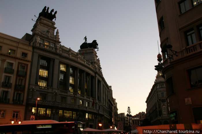 Ночной Мадрид Мадрид, Испания