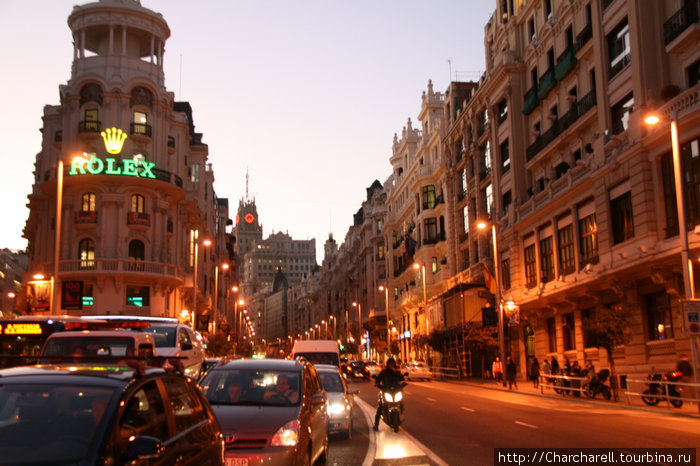 Ночной Мадрид Мадрид, Испания