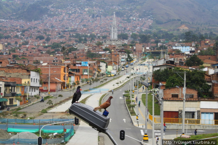 Промышленная столица наркобизнеса Медельин, Колумбия