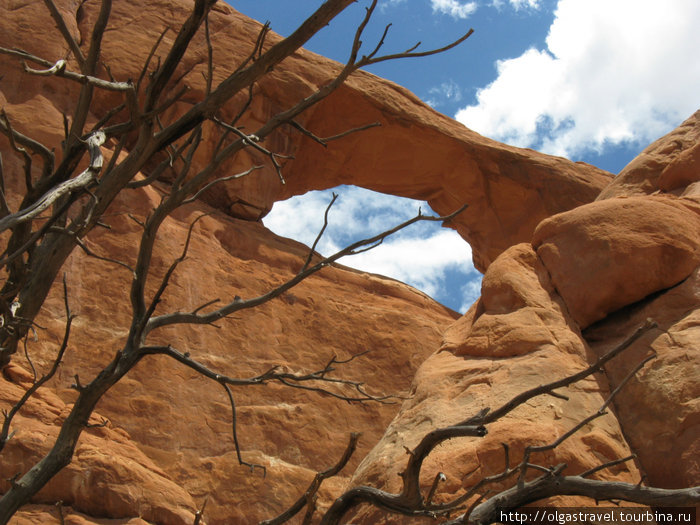 Skyline Arch Национальный парк Арчес, CША