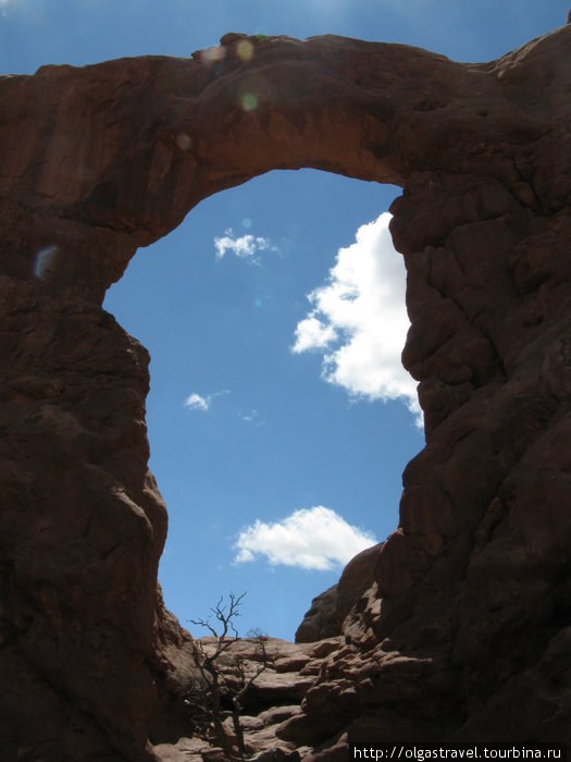 Turret Arch Национальный парк Арчес, CША