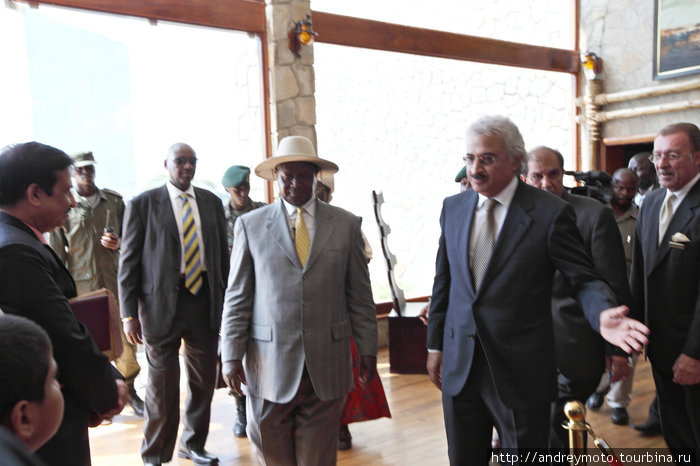Встреча с президентом Уганды.
