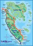 карта наших перемещений по острову