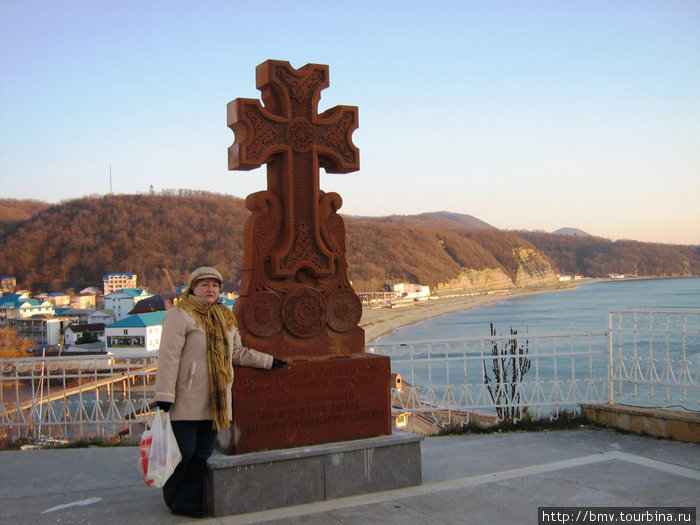Армянский крест. Новомихайловский, Россия
