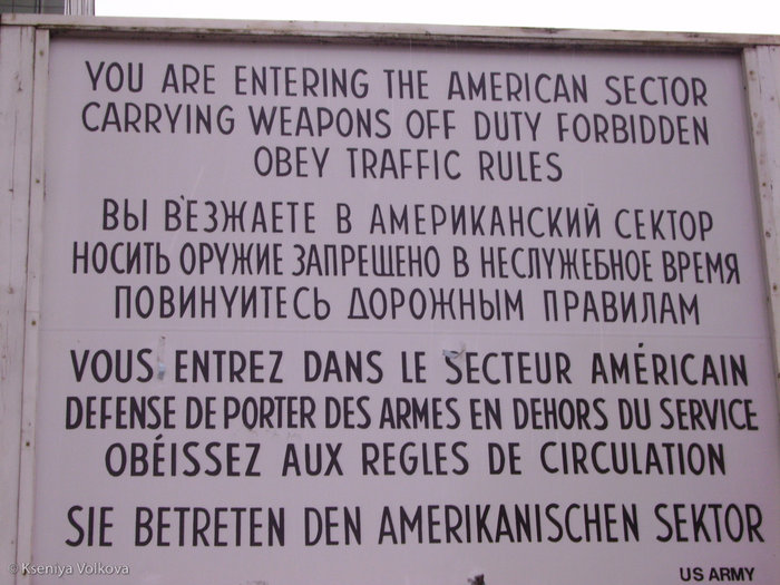 Checkpoint Charlie Берлин, Германия