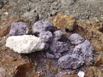 Минералы из кратера вулкана