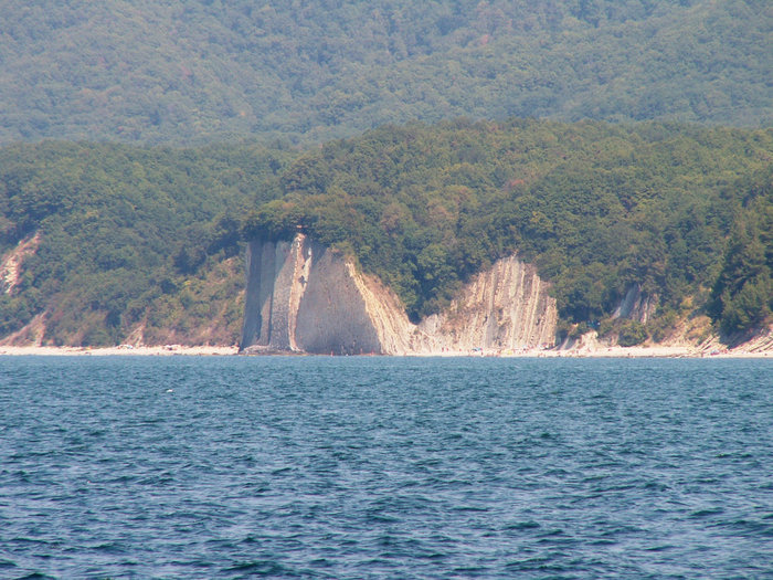Киселева скала со стороны моря.