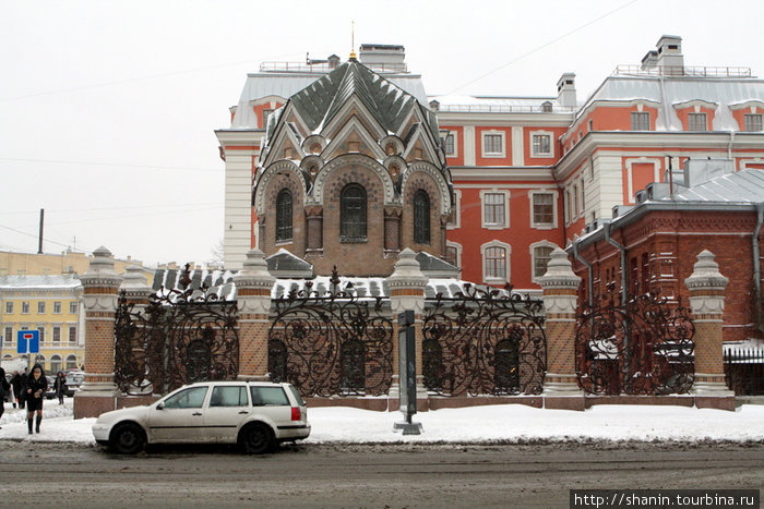 Зимняя улица Санкт-Петербург, Россия