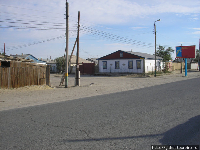 Улица города. Аральск, Казахстан