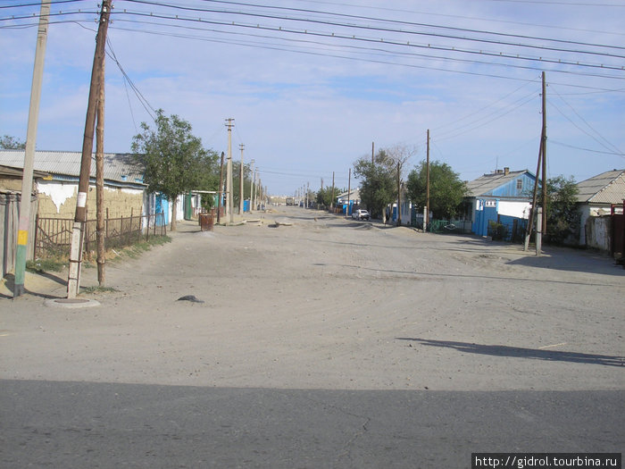 Переулок. Аральск, Казахстан