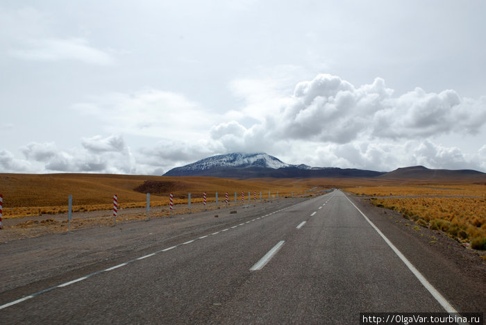 Дорога на Боливию Мачука, Чили