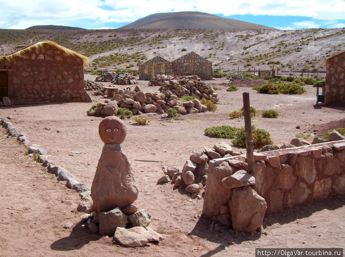 Каменная баба Мачука, Чили
