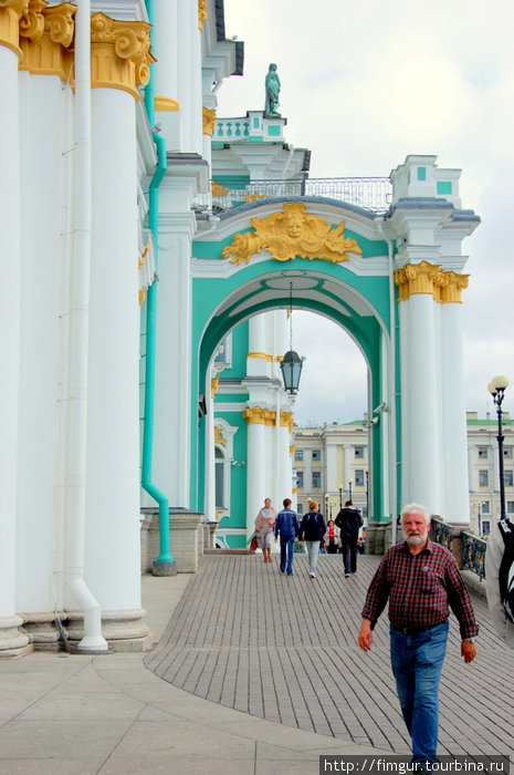 Фрагмент Зимнего дворца Санкт-Петербург, Россия