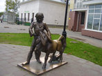 Памятник в честь сказки  Конёк-горбунок. В Тобольской гимназии учился и преподавал автор этой знаменитой сказки П.П. Ершов.
