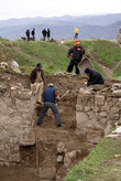 Археологи в крепости Амасья