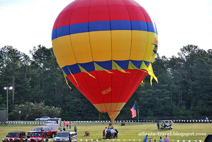 Фестиваль воздушных шаров Sky High Hot Air Штат Джорджия, CША