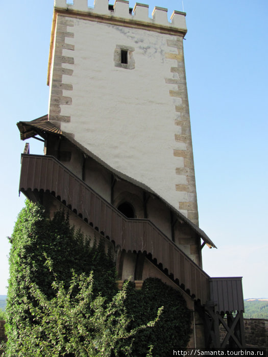 Путь в Замок Вартбург Айзенах, Германия