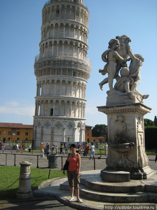 город башни Пиза, Италия