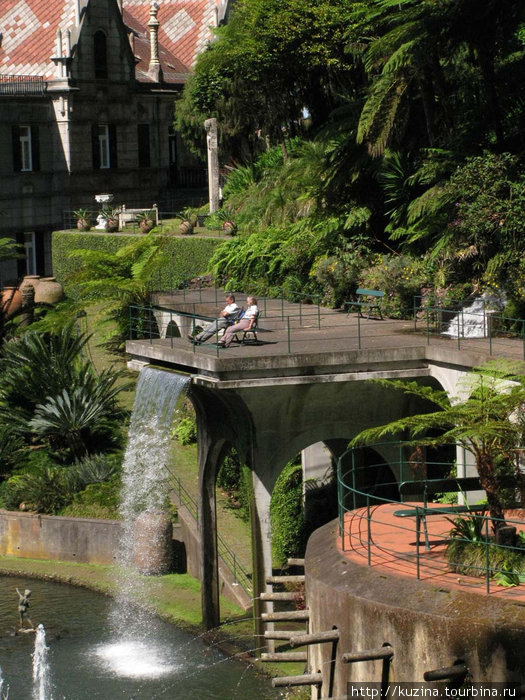 Тропический сад и дворец Монте на Мадейре Фуншал, Португалия