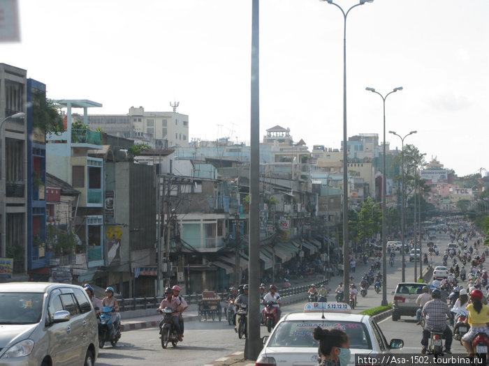 центральные улицы Хошимин, Вьетнам