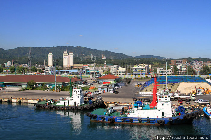 Южнокорейский порт Донгхе Республика Корея