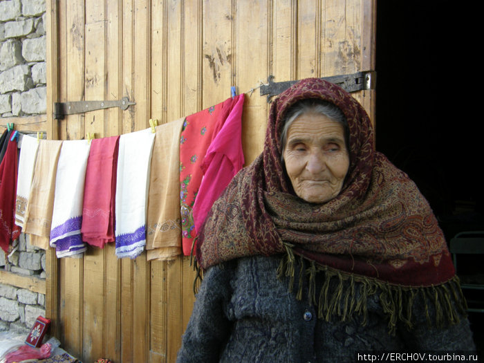 Жители посёлка Лахыч Лагич, Азербайджан