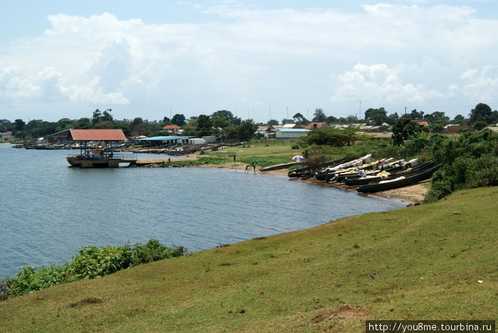 отсюда уходят лодки на многочисленные острова Энтеббе, Уганда