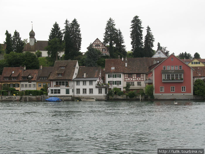Прогулка по средневековому городку Штайн-на-Рейне, Швейцария