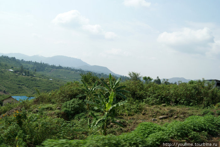горы на горизонте Кисуму, Кения