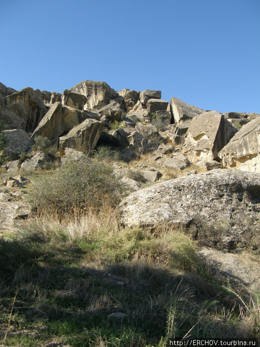 Гобустанские камни Гобустан, Азербайджан