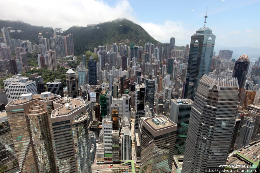 Гонконг с высоты Гонконг