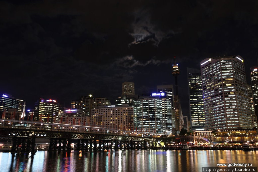 Ночной Сидней Сидней, Австралия