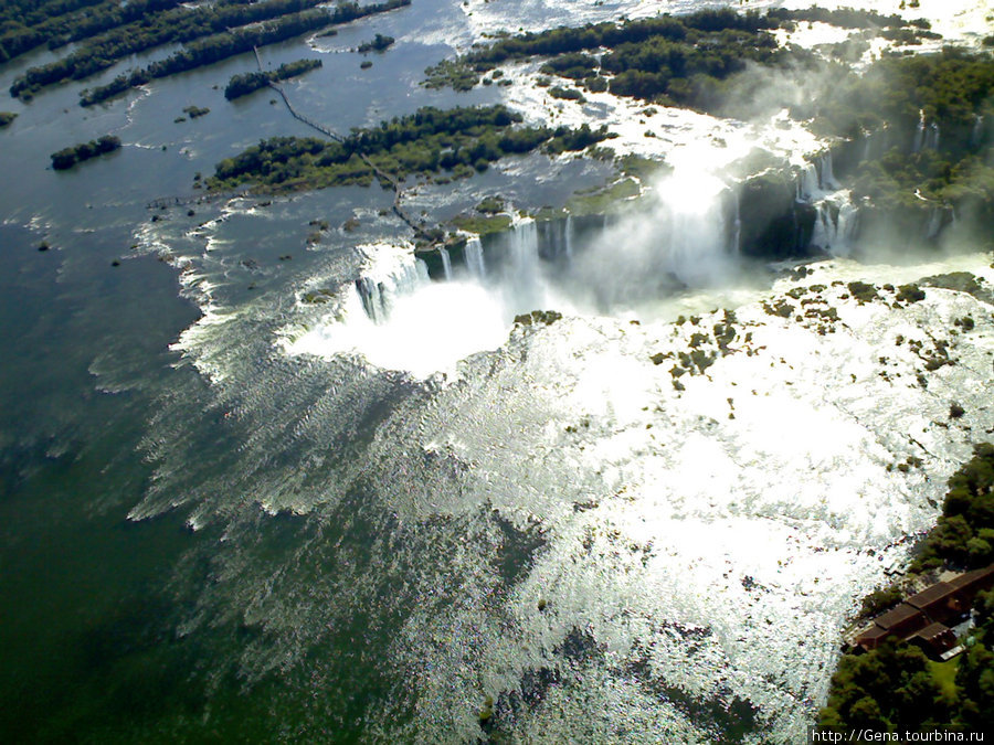 Водопад Игуасу Глотка дьявола Рио-де-Жанейро, Бразилия